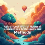 Artistic representation for Advanced Weird Natural Occurrences Techniques and Methods