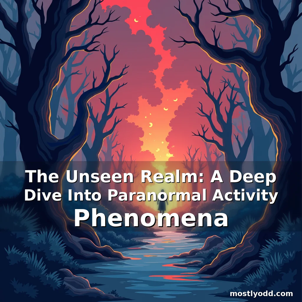 Artistic representation for The Unseen Realm: A Deep Dive Into Paranormal Activity Phenomena