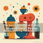 Artistic representation for The Curious World of Quirky Inventions: From Noodle-Slashing Machines to Self-Pouring Coffee Devices
