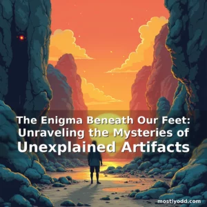 Artistic representation for The Enigma Beneath Our Feet: Unraveling the Mysteries of Unexplained Artifacts