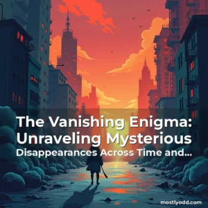 Artistic representation for The Vanishing Enigma: Unraveling Mysterious Disappearances Across Time and Space