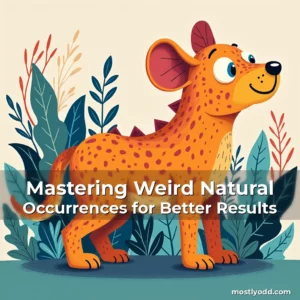 Artistic representation for Mastering Weird Natural Occurrences for Better Results