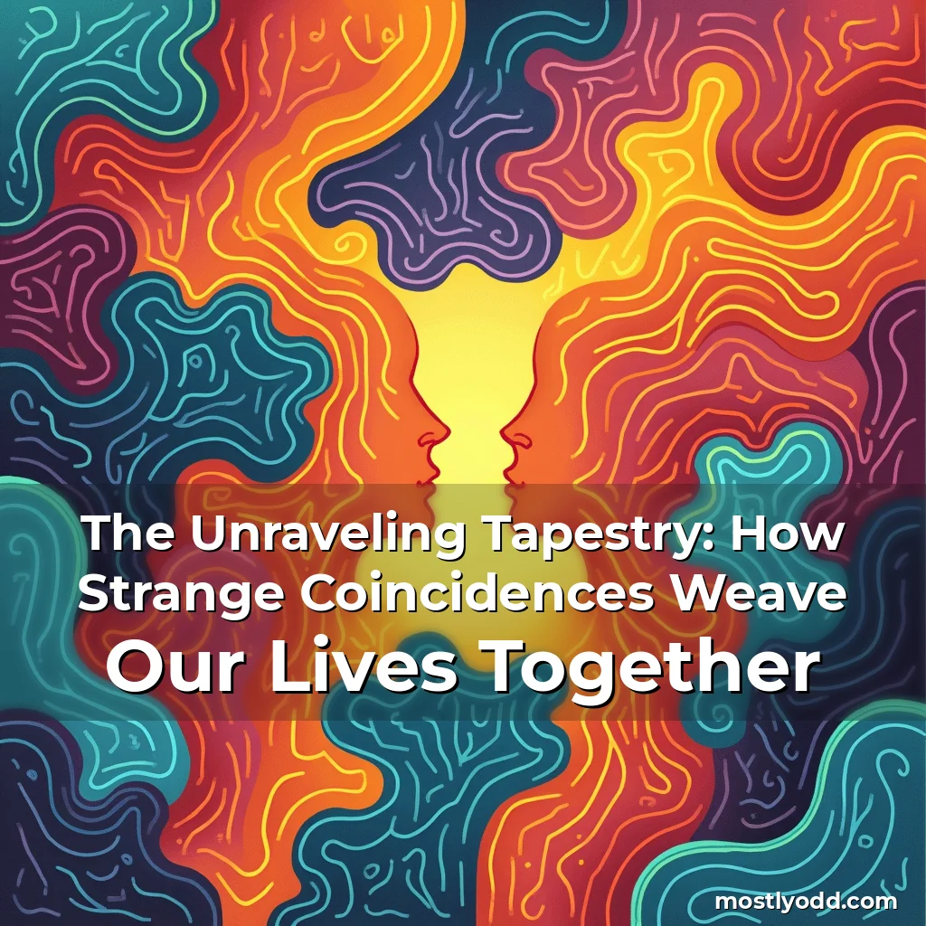Artistic representation for The Unraveling Tapestry: How Strange Coincidences Weave Our Lives Together