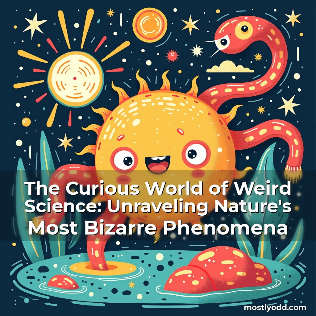Artistic representation for The Curious World of Weird Science: Unraveling Nature's Most Bizarre Phenomena