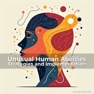 Artistic representation for Unusual Human Abilities Strategies and Implementation