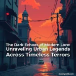 Artistic representation for The Dark Echoes of Modern Lore: Unraveling Urban Legends Across Timeless Terrors