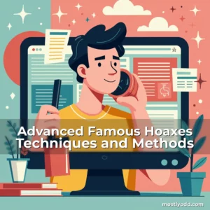 Artistic representation for Advanced Famous Hoaxes Techniques and Methods