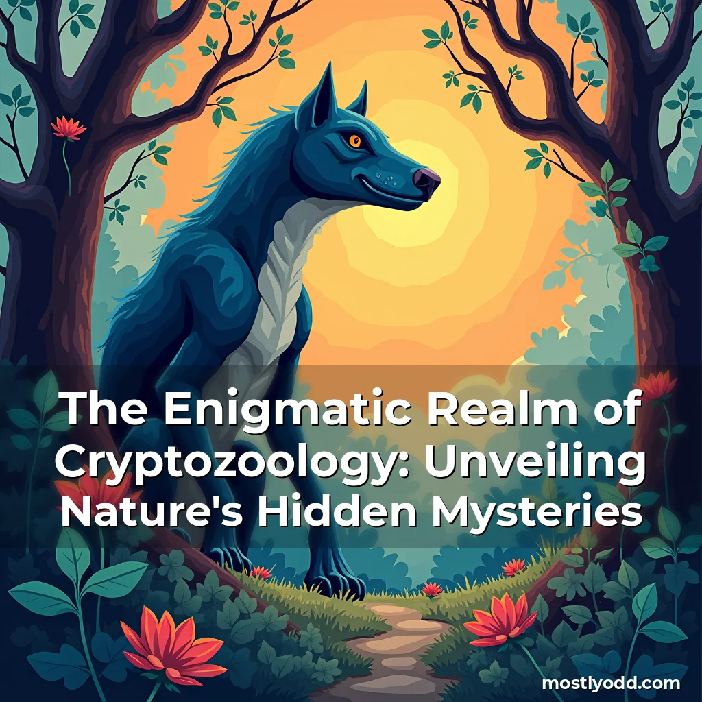 Artistic representation for The Enigmatic Realm of Cryptozoology: Unveiling Nature's Hidden Mysteries