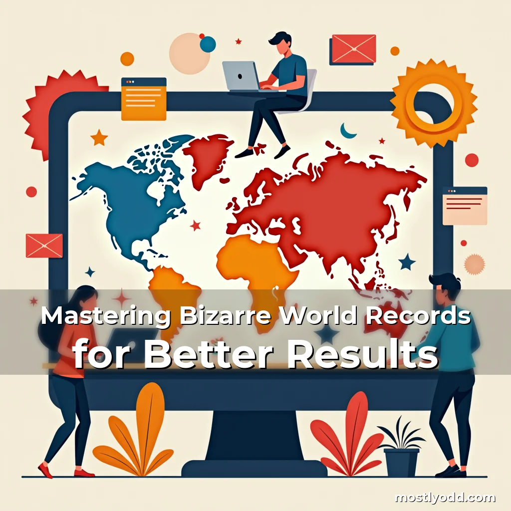 Artistic representation for Mastering Bizarre World Records for Better Results